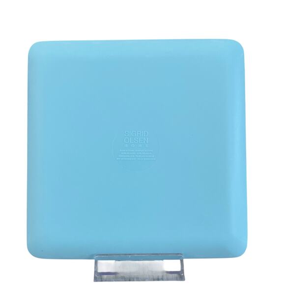 Sigrid Olsen Floral Melamine Appetizer Plates 6in Square Pop of Color 4pc NEW - Picture 13 of 16